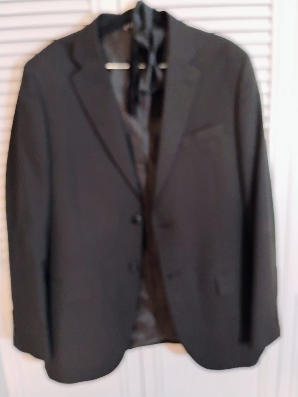 Nautica Men's Black Two-Button Blazer